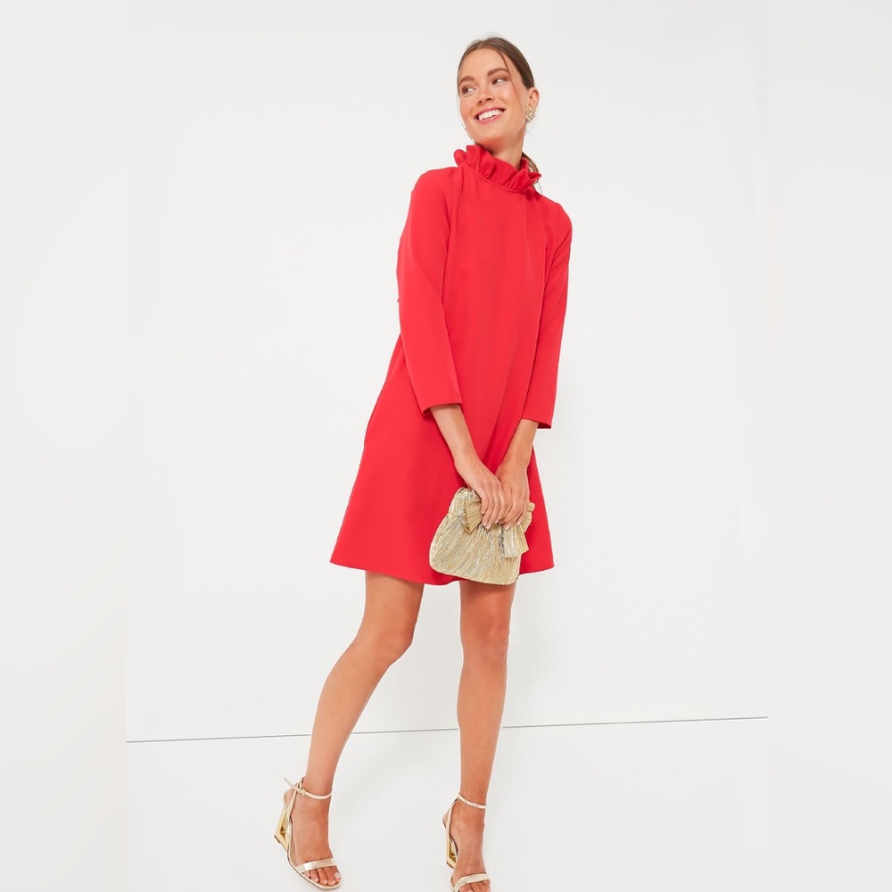 Tuckernuck Poppy Red Daphne Dress size Large